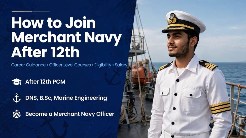 How to Join Merchant Navy After 12th Officer Level Courses