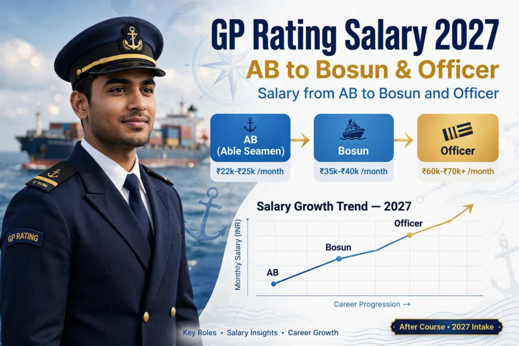 GP Rating Salary After Course 2027 from AB to Bosun and Officer