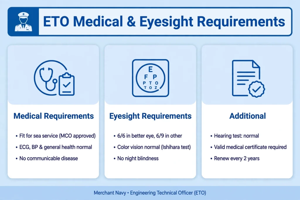 ETO Medical and Eyesight Requirements - Complete Guide 2026