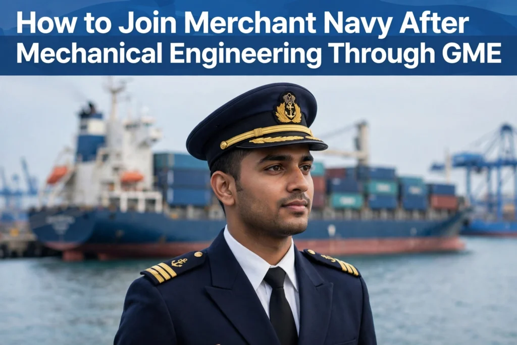 How to Join Merchant Navy After Mechanical Engineering Through GME - Career Pathway Steps