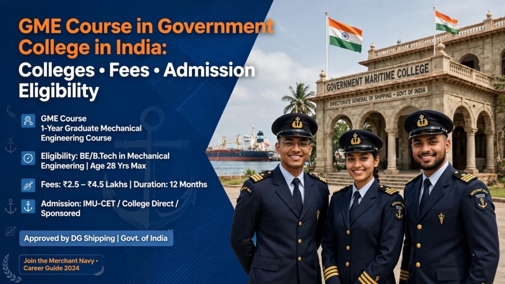 GME Course in Government College in India Colleges Fees Admission Eligibility