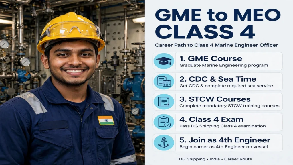 GME to MEO Class 4: Complete Marine Engineer Officer Pathway 2027