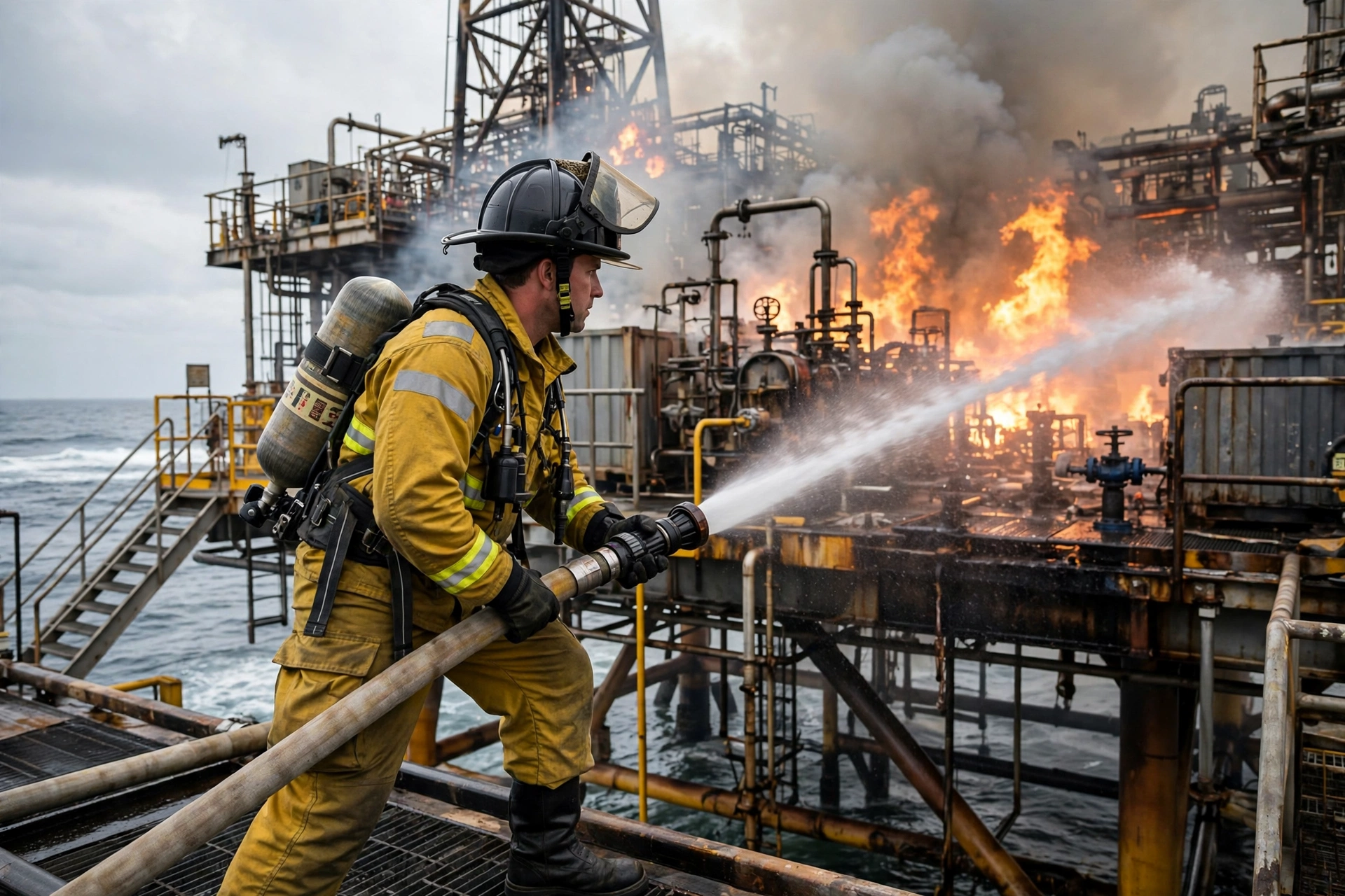 Offshore Fire Fighting